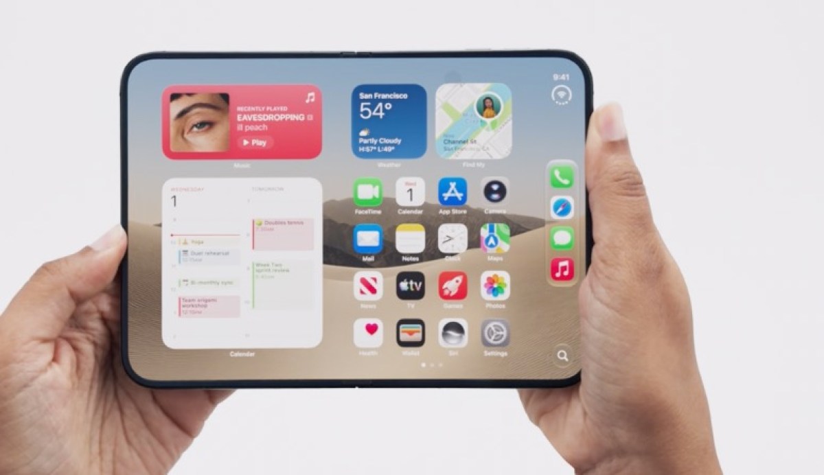 Apple ra mắt iPhone Duo, chiếc gập đầu tiên — đi sau cả làng nhưng có thể ăn cả sân