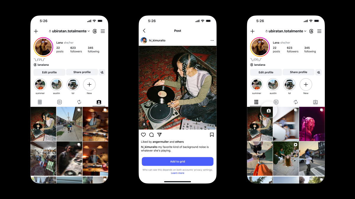Instagram cho kéo ảnh được tag lên grid — tính năng nhỏ giải quyết một nỗi khó xử rất lớn